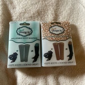 New inflatable boot shapers - 2 pairs